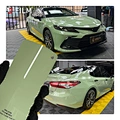 khaki grey car wrap